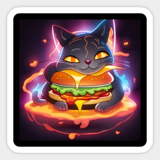 Burger Sticker